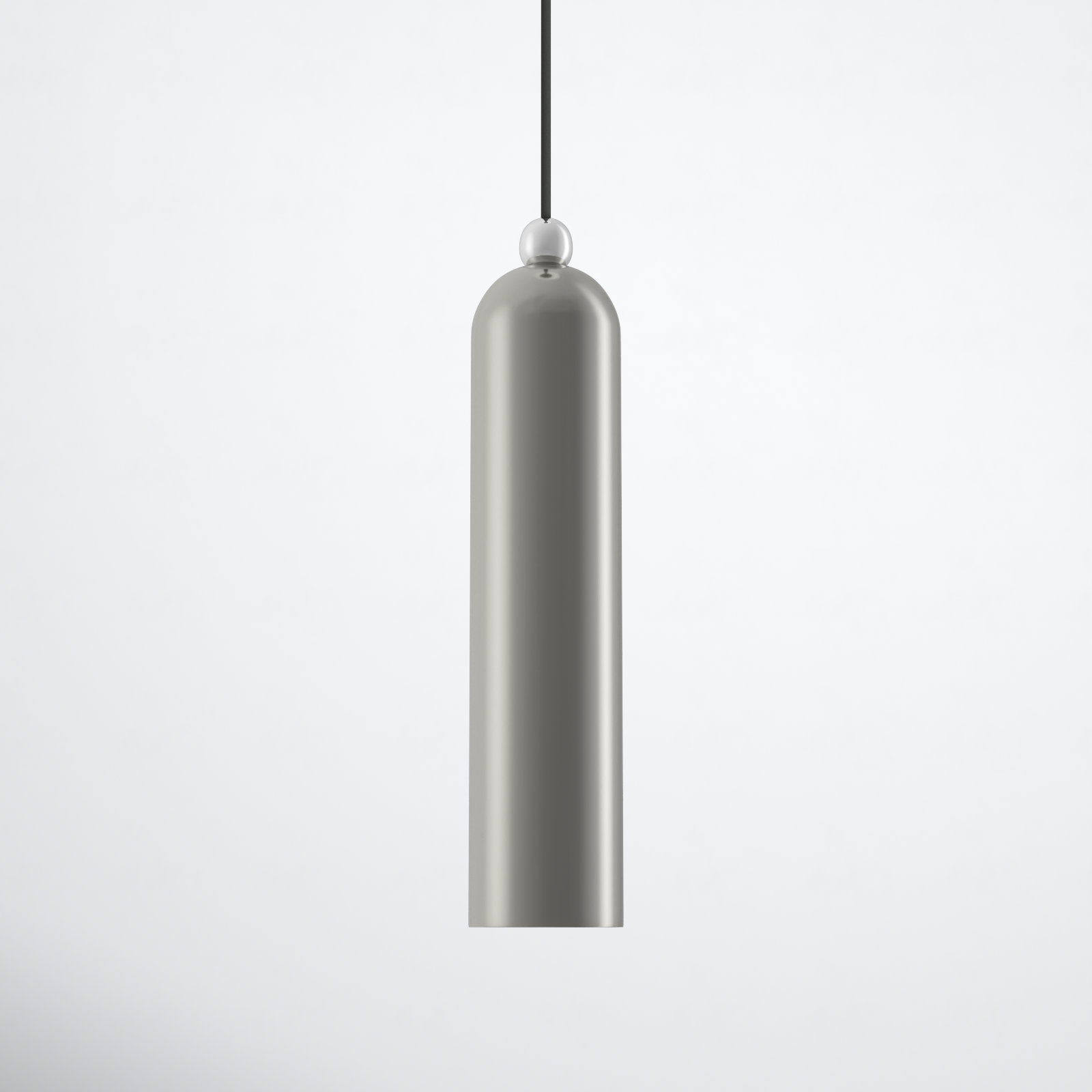 Hanne Dimmable Cylinder Single Light Pendant, Brushed Nickel