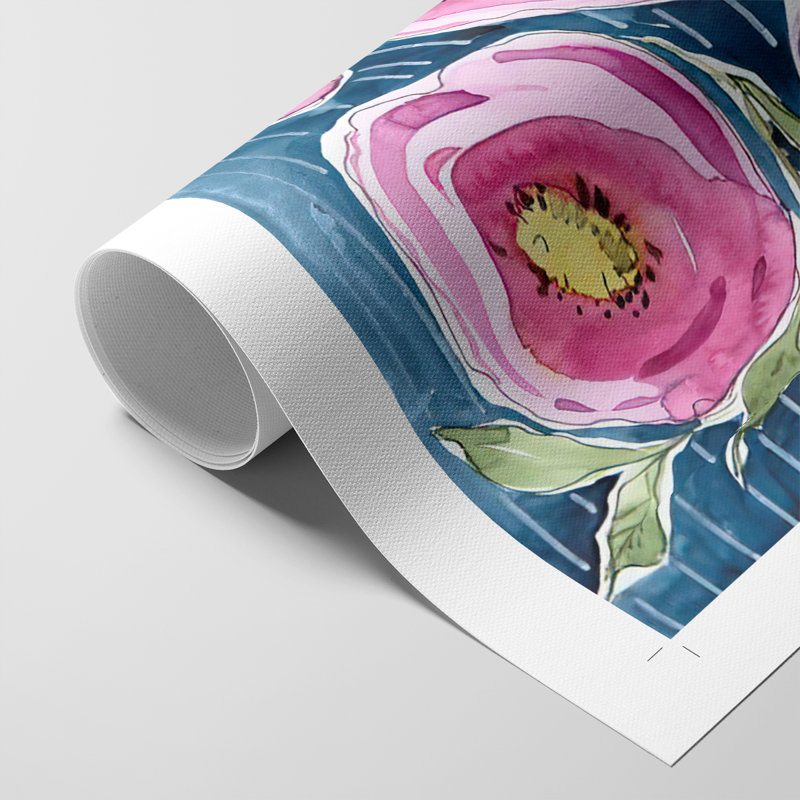 Floral Radiance I - Impression sur toile seulement - NON-CADRE, H 36 po x l 24 po
