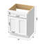 Base de meuble-lavabo simple 24 po seulement-92689579
