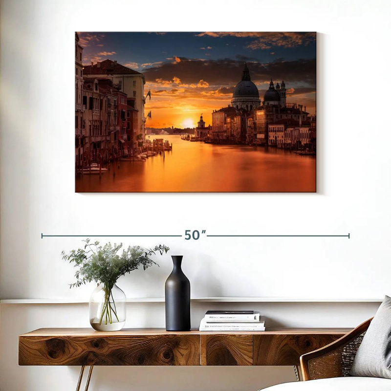 Rorry Venice Waters, 26" H x 39" W