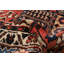 Tapis rouge rétro Kayseri 5 pi 5 po x 7 pi 3 po