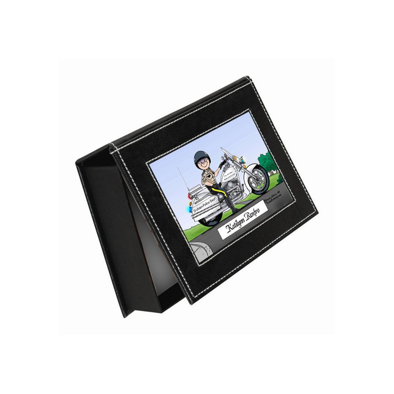 Faux Leather Memory Box