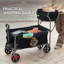 30cm H x 84cm W Utility Cart with Wheels-600350907
