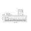 Black Solid Wood TV Cabinet Fireplace-117598215