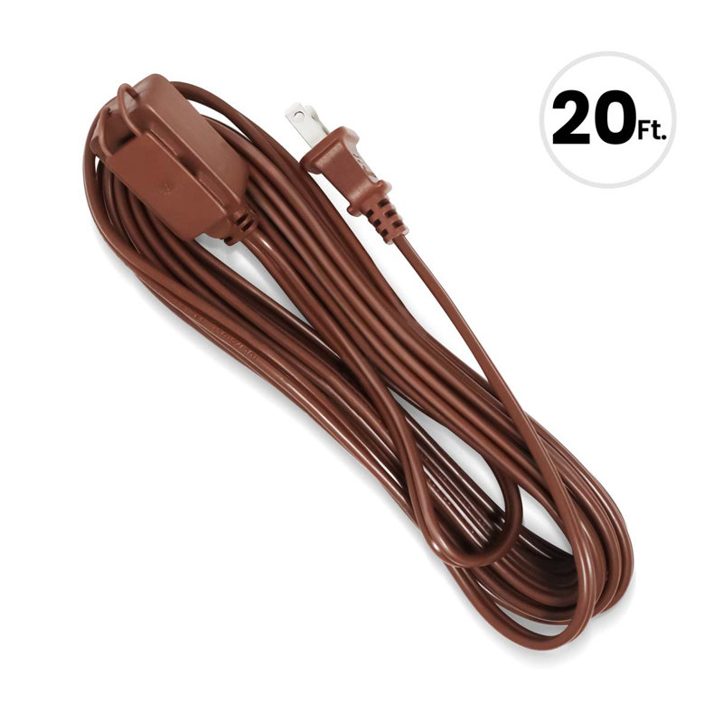 Household Extension Cord, Brown