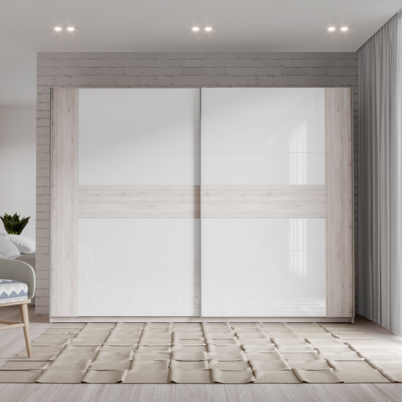 Mickie 2 Door Manufactured Wood Wardrobe