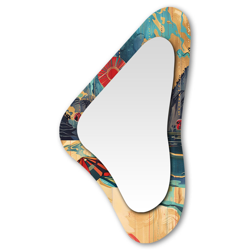 Miroir mural rétro