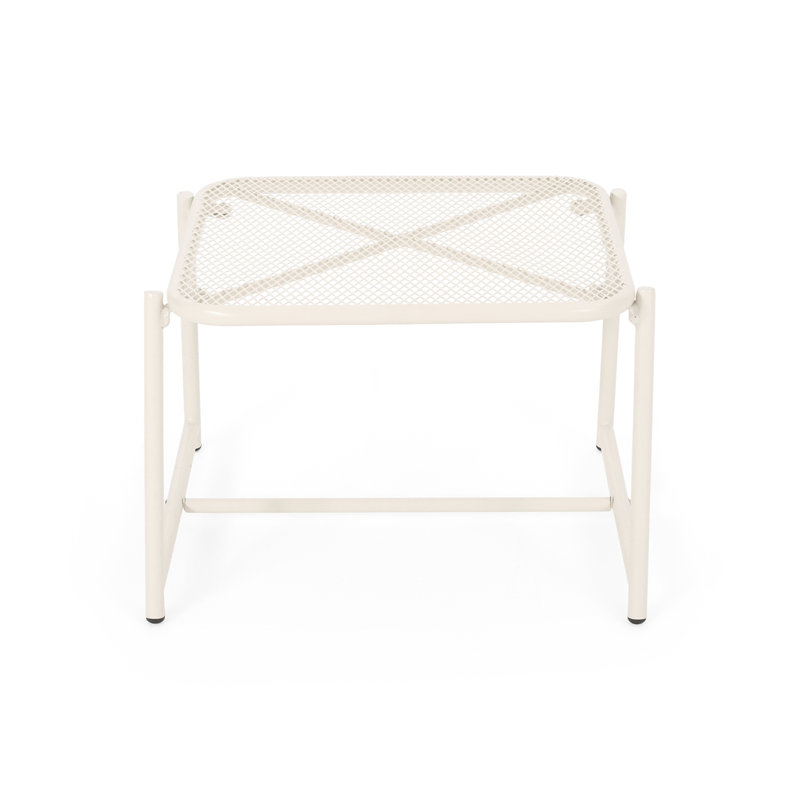 TABLE D'APPOINT H 13 "KINCAID, H 13,25 po x l 19,5 po x P 18 po, Blanc mat