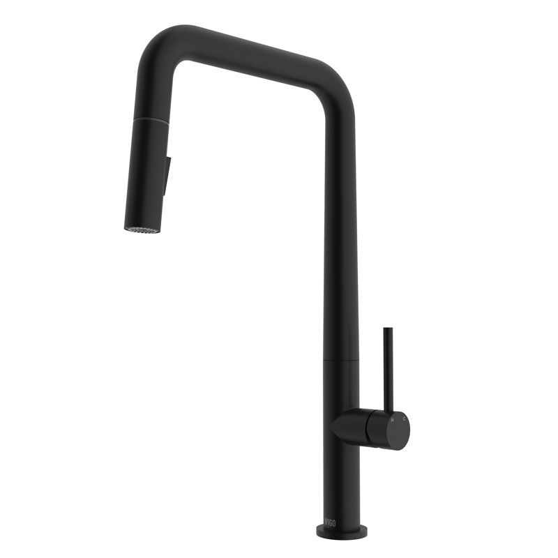 Robinet de cuisine Parsons, Noir mat