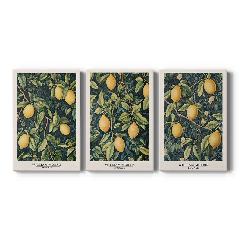 Série de pièces de la collection DCxxxi de William Morris - 3 pièces, 18" H x 36" W