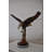 Eagle Flying And Looking Down For Prey Bronze Statue Size: 29" X 17" X 28"H