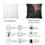 Coussin décoratif coucher de soleil sur une arche rocheuse près de la plage-1134873443