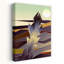 Paysage désertique en cristal abstrait, paysage géométrique moderne, montagne, impression murale-131392873