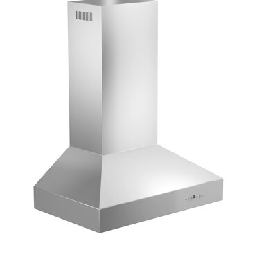 36"" Professional 700 CFM Ducted Wall Mount Range Hood in Stainless Steel -  ZLINE, 697-36