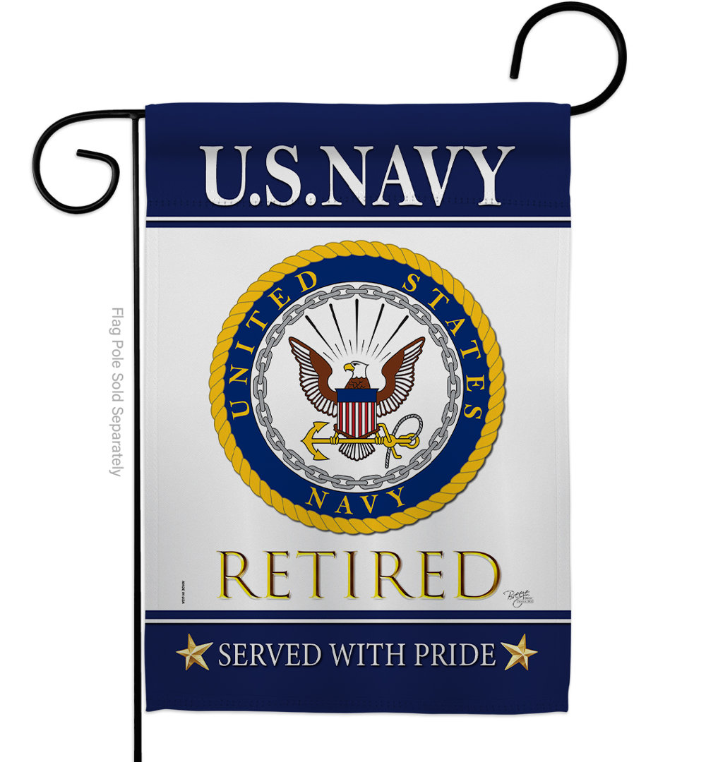 Double Sided 18.5'' H x 13'' W Polyester Garden Flag Breeze Decor