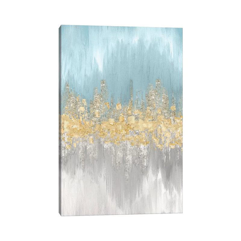 Neutral Wave Lengths II by Eva Watts - Print on Canvas, No Frame, 66.04 cm H x 45.72 cm W x 1.91 cm D
