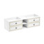 Double Bathroom Vanity with ABS+Steel(Q235)+Wood+PVC Top-162249835