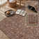 Traditional Red Machine Washable Oriental Area Rug For Living Room, Bedroom