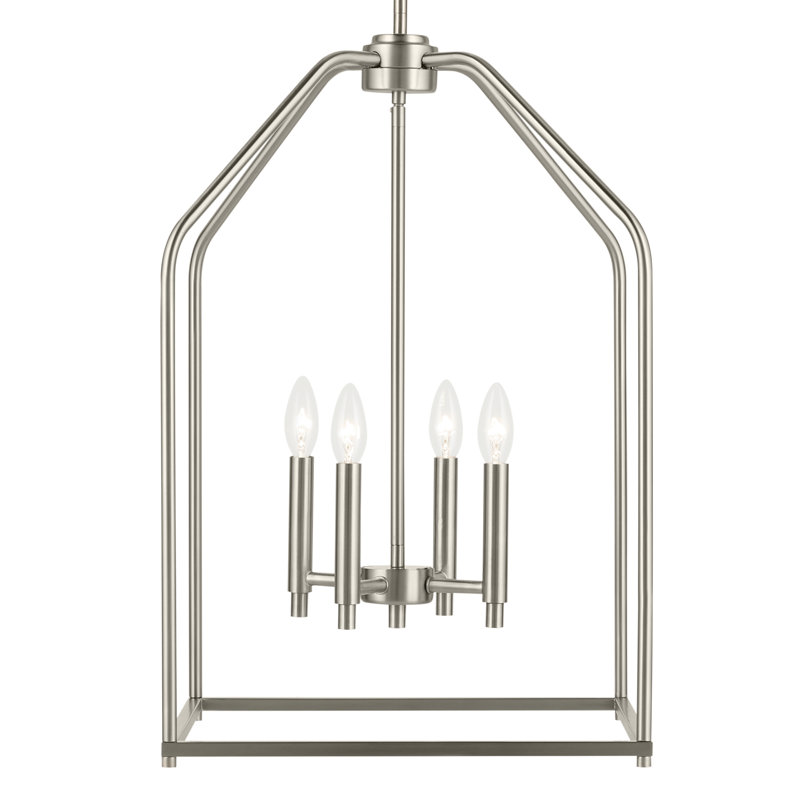 Madden Brushed Nickel 4-Light Pendant, Brushed Nickel
