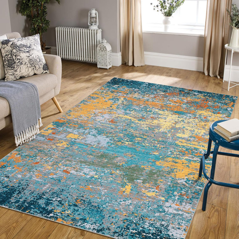 Abstract Shag 140cm X 200cm Area Rug