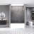 56"-60" W x 66" H Single Sliding Frameless Tub Door with 3/8"(10mm) Tempered Clear Glass-94288774