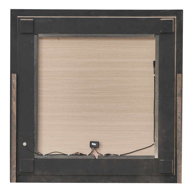 Miroir mural Jerimey, Gris anthracite