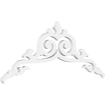 Baile Signature Urethane Gable Pediment, Primed Tan