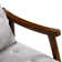 Joedon 24.6''Wide Modern Comfortable Solid Wood Tufted Upholstery Rocking Chair with One Pillow