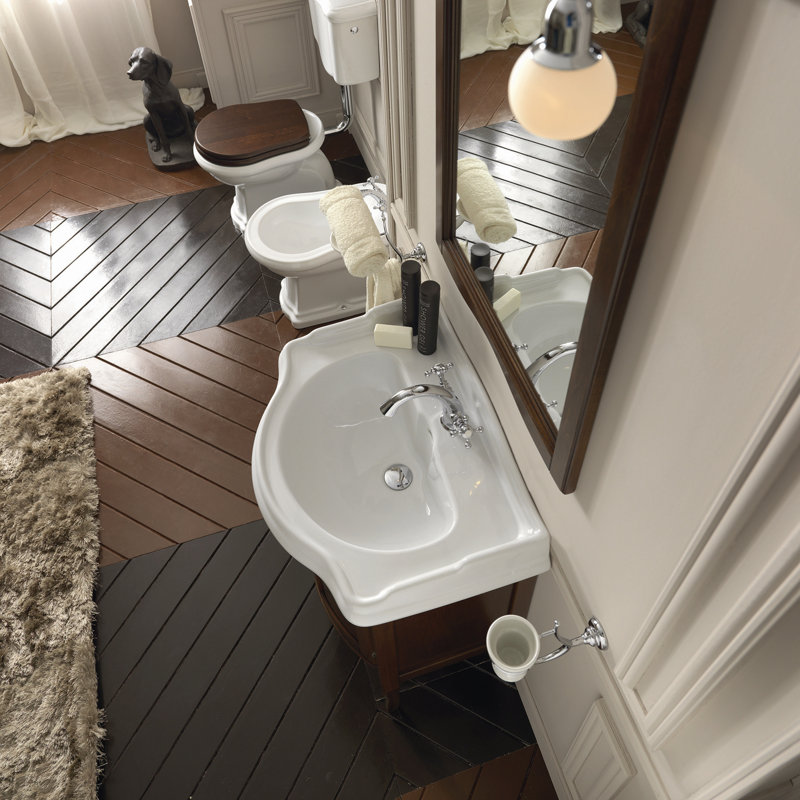 Kerasan 27.2" Single Bathroom Vanity Set, 8" Centers