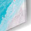  «Aquifère 1» par Alicia Ludwig, art mural en verre acrylique, 12 po x 12 po
