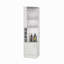 Armoire de bar d'angle, armoire à double porte, support en verre, huit supports à vin intégrés-1720204480
