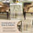 63'' Rectangular Farmhouse Kitchen Table w/Heavy Duty Metal Legs for Dining Room