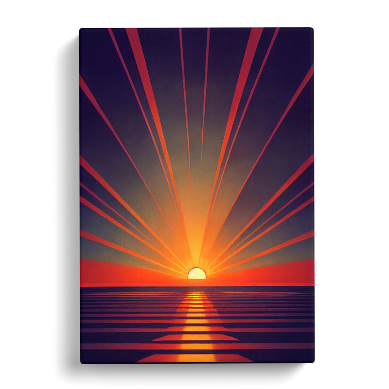 Analiese Sunset Industrial - Wrapped Canvas, 60cm H x 40cm W
