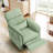 Power Swivel Recliner Glider With Adjustable Headrests & Armrests,  Usb And Type-C Charging Ports-1074102104