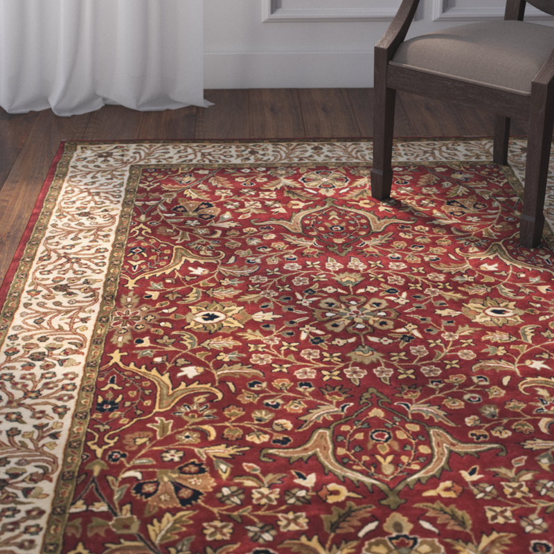 Tapis oriental en laine Griswold, Rectangle 6 pi x 9 pi