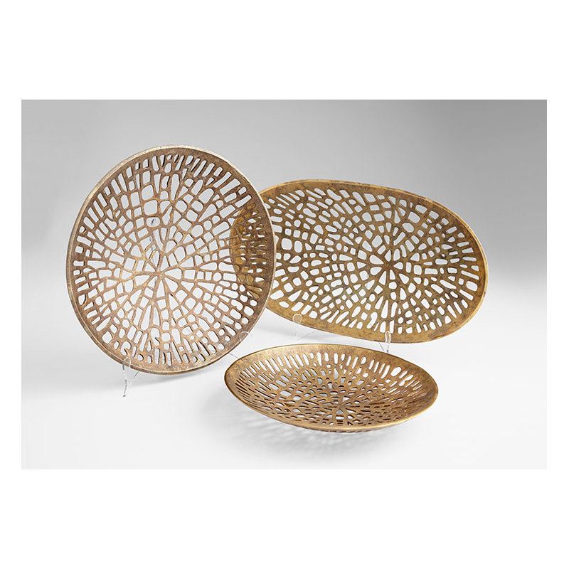 Caught In Your Web Glass Decorative Bowl
