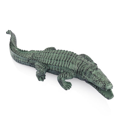 Alligator Weather Resistant Garden Statue