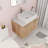 Egea 29.56'' Single Bathroom Vanity with Ceramic Top