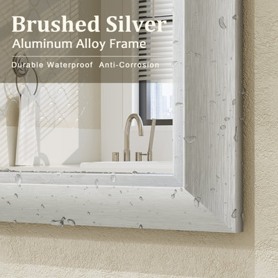 Amara Tempered Glass Mounted Wall Mirror