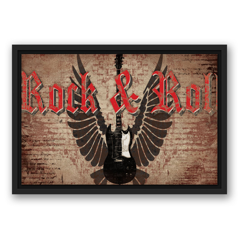 " Rock And Roll ", 19.75" W x 13.75" H