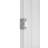 Benicio Freestanding Linen Accent Tower Cabinet with Faux Louvred Doors and Adjustable Shelf-355537215