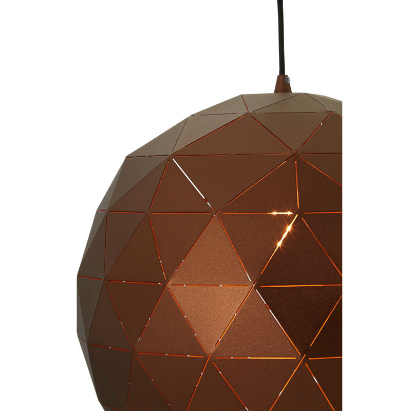 Cosima 1 - Light Single Pendant, Coffee, Coffee/Gold