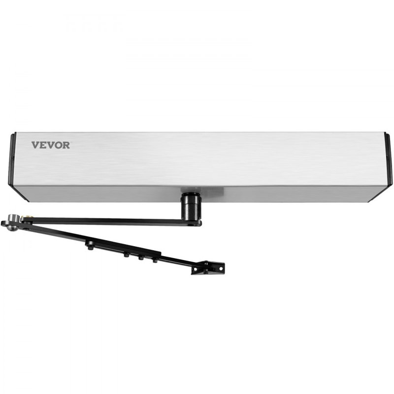 Ouvre-porte automatique, 100 à 240 V pour portes de 220 lb maximum, Opérateur de porte battante pour personnes à mobilité réduite avec 2 télécommandes sans fil, 2 boutons de sortie, clavier, 5 cartes d'identité, 2 boutons-poussoirs en acier inoxyd