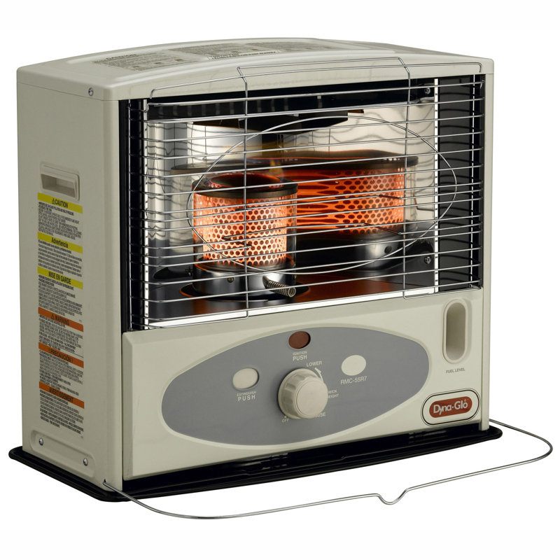 Dyna-Glo 10000 BTU Kerosene Utility Space Heater with Adjustable Thermostat, Cream