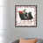 Toile avec cadre gris est en rupture de stock