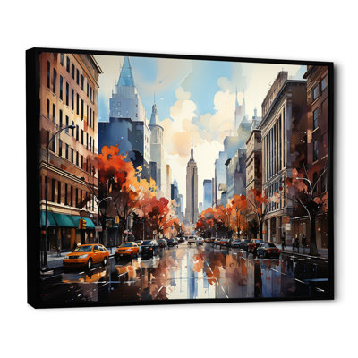 Automne, brise de New York, art sur toile New York