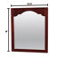 Miroir de commode Chauncy-1013356320