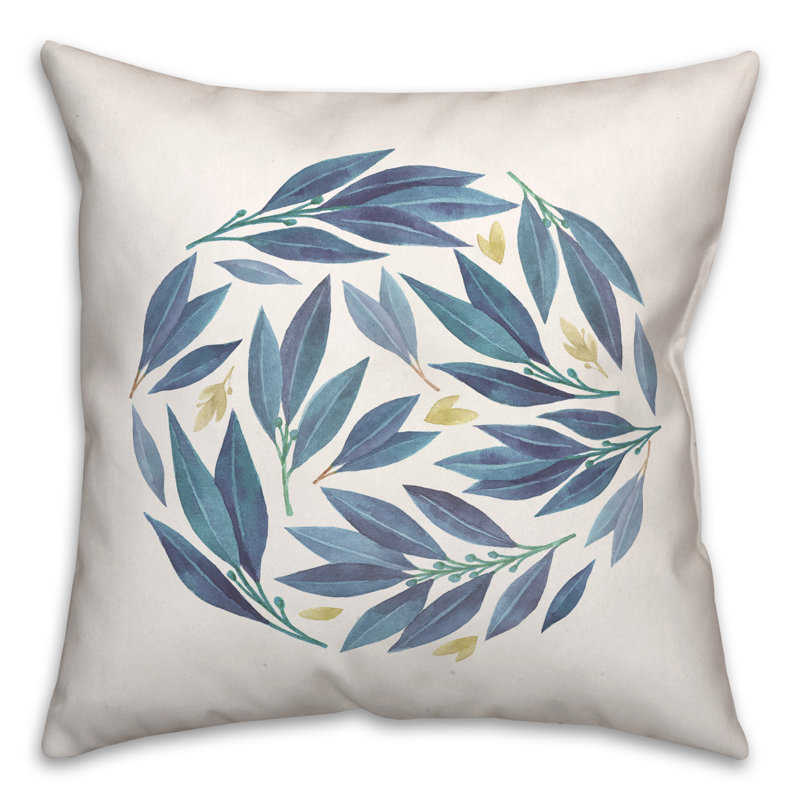 Housse et insert de coussin carré Leaves