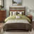 Embroidered 7 Piece Comforter Set Green