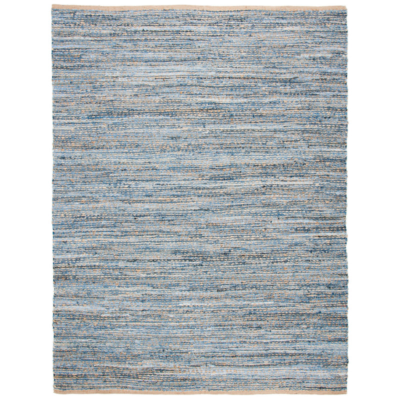 Doleman Hand Woven Jute Striped Rug, Rectangle 9' x 12'